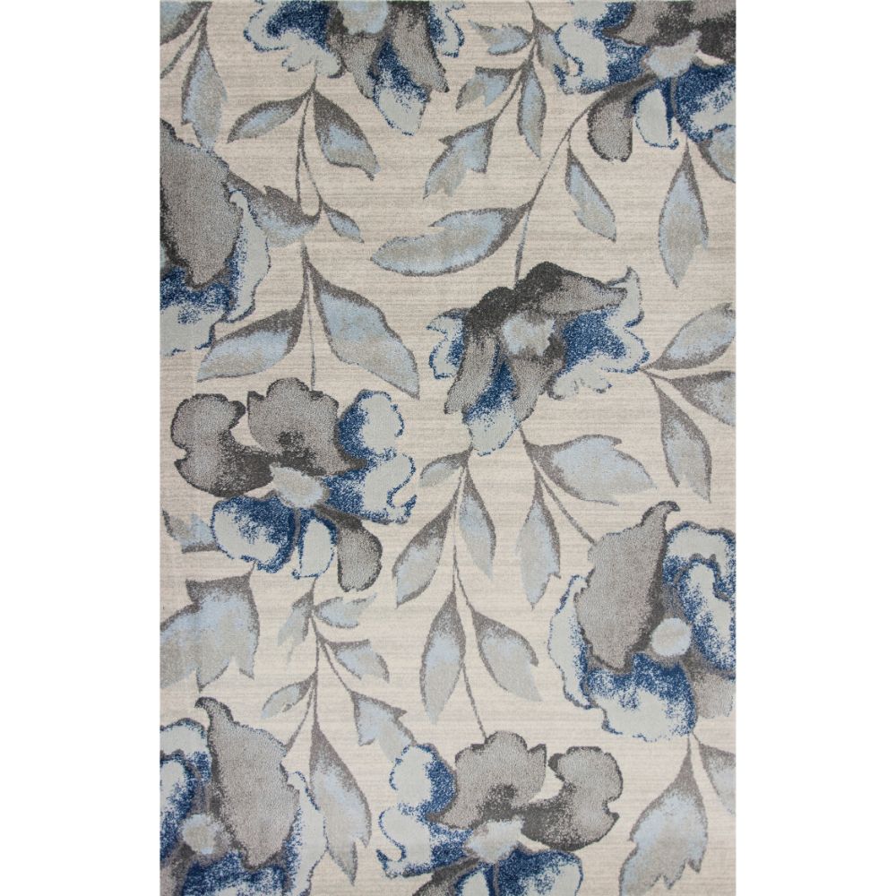 KAS 6261 Stella 5 Ft. 3 In. X 7 Ft. 7 In. Rectangle Rug in Grey/Blue